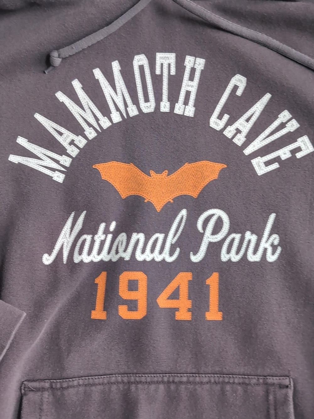 Prairie Mountain Mammoth Cave National Park 1941 Hoodie - Picture 2 of 3
